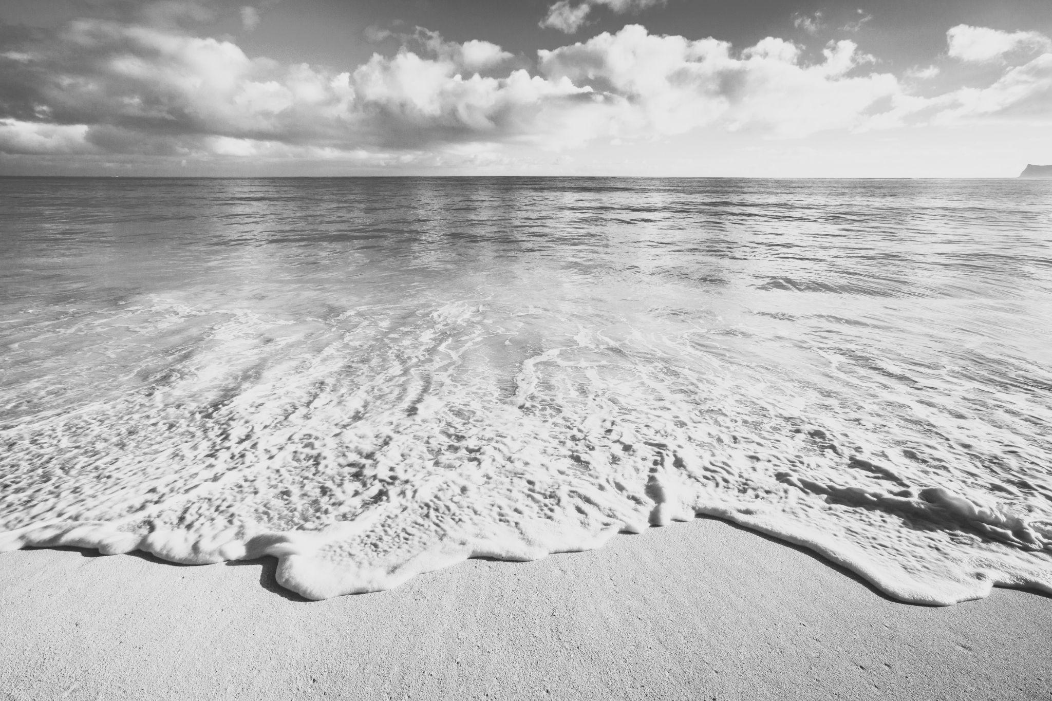 Wave on the sand beach