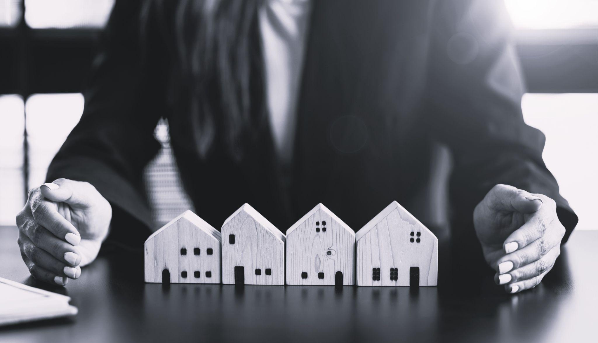 Real estate and home insurance concepts