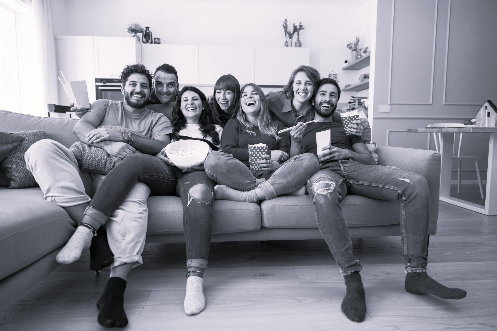 Loud college students in a rental property