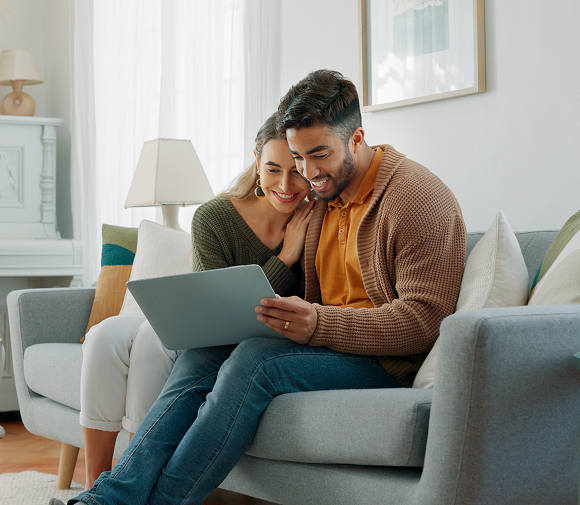 Woman walking down the street with an umbrella